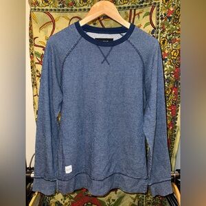 Native Youth Striped Blue Top